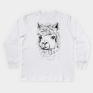 No Prob Llama T Shirt Funny Gift No Drama Alpaca Lammacorn Kids Long Sleeve T-Shirt